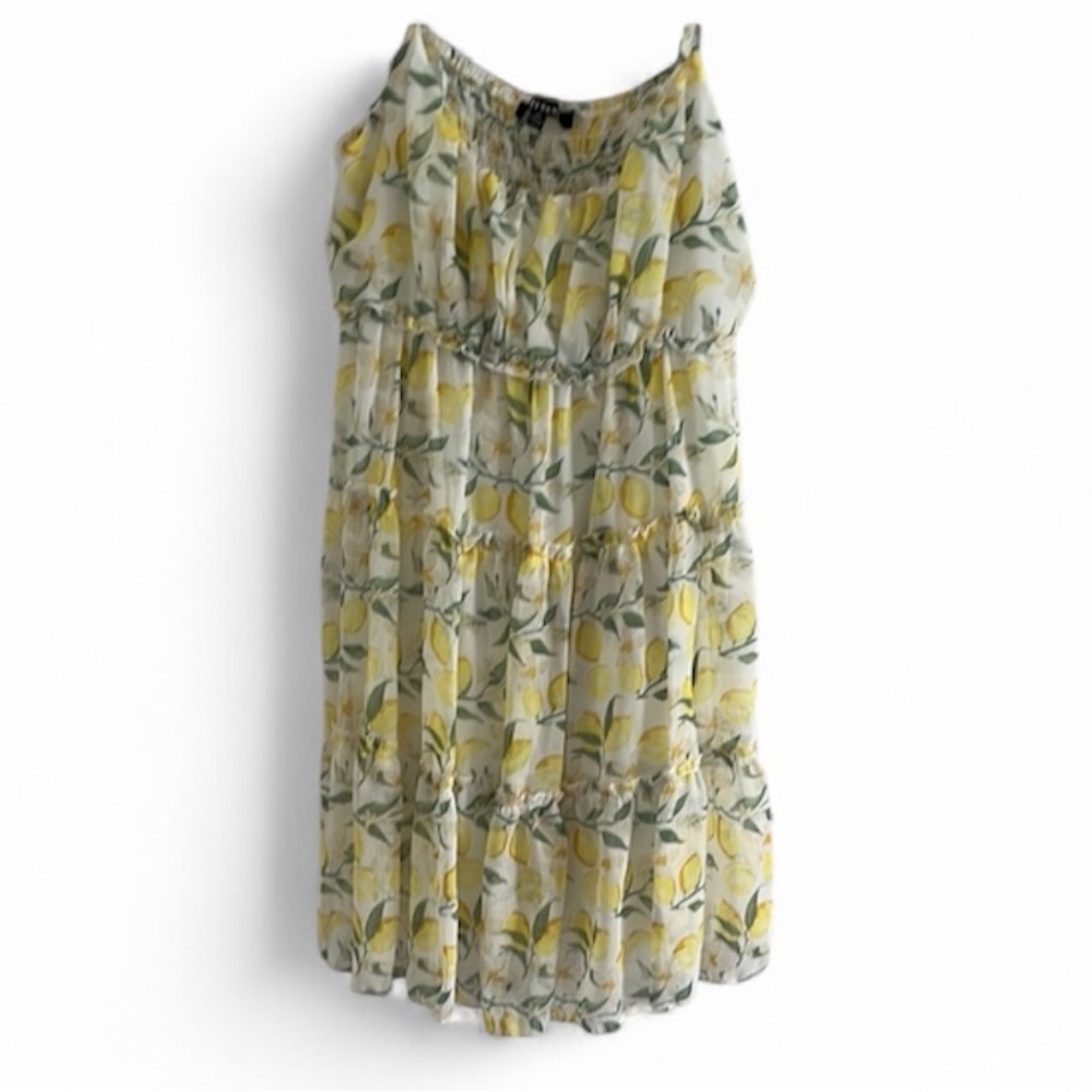 Lemon Patterned Summer Dress